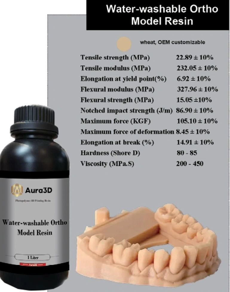 Water-washable Ortho Model Resin