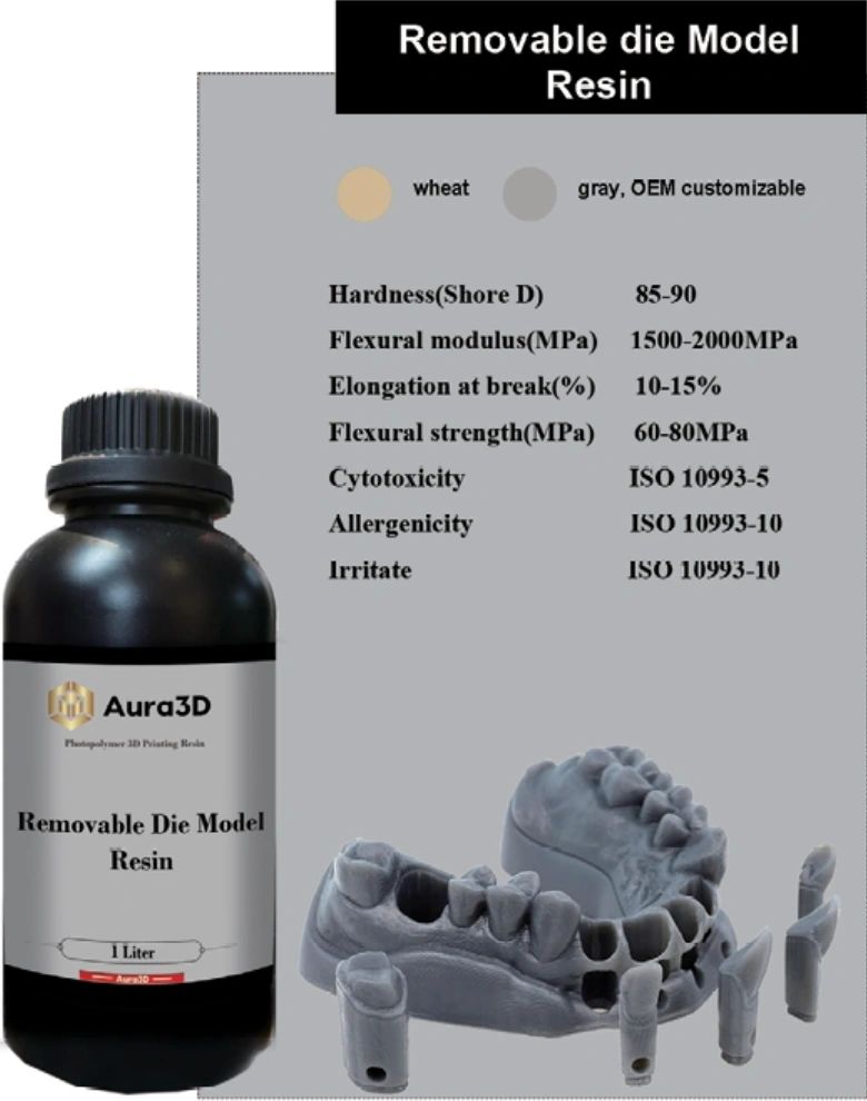 Removable Die Model Resin