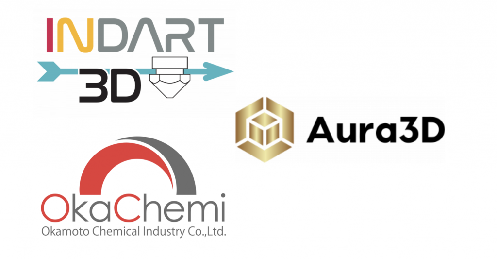 UBAS-Partnerlogos – Tumaker, Aura3D, OkaChemi